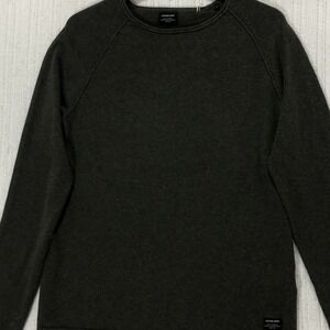 Jack & Jones Men's‎ Long Sleeve Crew Neck Sweatshirt Pullover - Olive